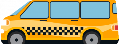 Taxi plava laguna Marko van vehicle